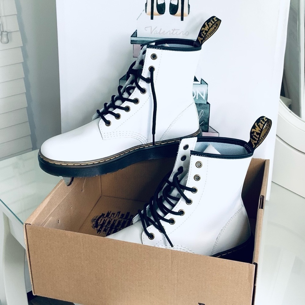 DR. MARTENS ZAVALA COMBAT BOOTS - Picture 2 of 7